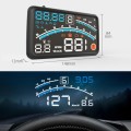 4E Car 5.5 inch OBD HUD Head-up Display Support Speed Alarm / Shift Reminder / Time Display