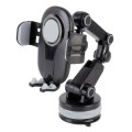 ZP-X0466 Car 360 Degree Rotating Telescopic Folding Round Suction Cup Mobile Phone Holder(Grey)