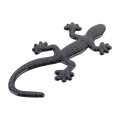 Gecko Shape Metal Car Decorative Sticker (Black)