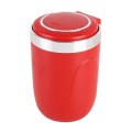 Portable Car Stainless Steel Liner Cigarette Ashtray with Light(Red)