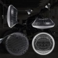 Car Crystal 7 inch LED Headlight Modification Accessories for Jeep Wrangler