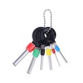 6 in 1 Car Plug Circuit Board Wire Harness Terminal Extraction Pick Connector Crimp Pin Back Needle