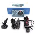 4 inch Car 2.5D HD 1080P Dual Recording Driving Recorder DVR Support Parking Monitoring / Loop Recor