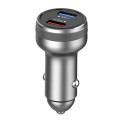 DASH / WARP 30W Car Flash Charger for OnePlus (Silver)