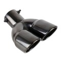Universal Car Styling Stainless Steel Elbow Exhaust Tail Muffler Tip Pipe, Inside Diameter: 7.2cm (G