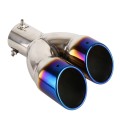 Universal Car Styling Stainless Steel Straight Exhaust Tail Muffler Tip Pipe, Inside Diameter: 6cm (