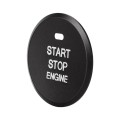 Car Engine Start Key Push Button Inner Ring Trim Sticker Decoration for Mazda Axela CX-30 2020 (Blac