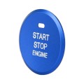 Car Engine Start Key Push Button Inner Ring Trim Sticker Decoration for Mazda Axela CX-30 2020 (Blue
