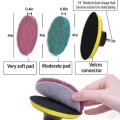 13 in 1 4 inch Sponge Scouring Pad Floor Wall Window Glass Cleaning Descaling Electric Drill Brush H