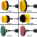 14 in 1 4 inch Sponge Scouring Pad Floor Wall Window Glass Cleaning Descaling Electric Drill Brush H