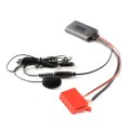 Car AUX Bluetooth Audio Cable Wiring Harness + MIC for Mercedes-Benz Special by abaecker BE2210/BE16