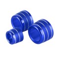 3 PCS / Set Air Conditioning Knob Metal Decorative Ring for BMW X3 / X4 / 5 Series / 7 Series / 6 Se