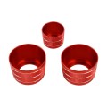 3 PCS / Set Air Conditioning Knob Metal Decorative Ring for BMW X3 / X4 / 5 Series / 7 Series / 6 Se