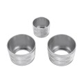 3 PCS / Set Air Conditioning Knob Metal Decorative Ring for BMW X3 / X4 / 5 Series / 7 Series / 6 Se