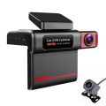 V8 HD 3 inch Car Night Vision Driving Recorder Hisilicon Scheme with 1080P Rear Camera