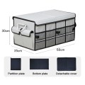 Car Trunk Foldable Storage Box, Capacity: 66L (Grey)
