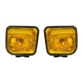 1 Pair Car Modified Front Fog Light for Honda Civic 1996-1998 (Yellow Light)