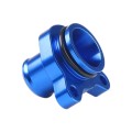 Car Water Hose Joint Pipe Adaptor with Clamps 11537541992 for BMW 335i (Blue)