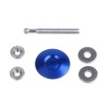 54mm Stainless Steel Quick-pins Push Button Billet Hood Pins Lock Clip Kit (Blue)