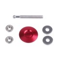 54mm Stainless Steel Quick-pins Push Button Billet Hood Pins Lock Clip Kit (Red)