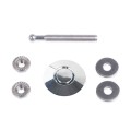 54mm Stainless Steel Quick-pins Push Button Billet Hood Pins Lock Clip Kit (Silver)
