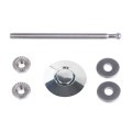 100mm Stainless Steel Quick-pins Push Button Billet Hood Pins Lock Clip Kit(Silver)