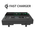 HFC-1065 Car Qi Standard Wireless Charger 10W Quick Charging for Toyota Highlander 2022, Left and Ri