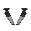 1 Pair Motorcycle Modified Wind Wing Adjustable Rotating Rearview Mirror