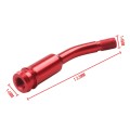 Car Modified Racing Quick Curved Gear Lever Extension Rod for Volkswagen T4 1990-2003 (Red)