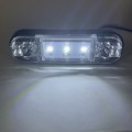 5 PCS MK-327 Car / Truck 3LEDs Side Marker Indicator Light Tail Light (White Light)