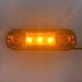 5 PCS MK-327 Car / Truck 3LEDs Side Marker Indicator Light Tail Light (Yellow Light)