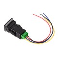 TS-16 Car Fog Light On-Off Button Switch with Cable for Isuzu mu-X