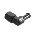 Car 90 Degree Quick Connect Female AN6-3/8 Swivel Barb Fitting Adapter