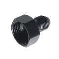AN10 to AN8 Male and Female Connector Conversion Screw Oil Cooler Conversion Reducer Adapter (Black)