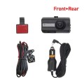Front and Rear Dual Camera HD InfraredNight Vision Car Dash Cam Driving Recorder
