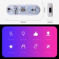 USB-C / Type-C Colorful Touch Switch Control Car Foot Hook And Loop Fastener Ambient Light