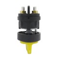 12V 300A Car Selector Isolator Disconnect Rotary Switch Cut (Yellow)