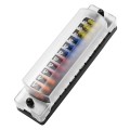 ZH-979A2 FB1904 1 In 1 Out 12 Ways Positive Negative Fuse Box with 24 Fuses for Auto Car Truck Boat