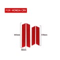 4 PCS Set for Honda CRV 2007-2011 Carbon Fiber Car Interior Door Panel Trim Decorative Sticker,Left