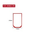 For Honda CRV 2007-2011 Carbon Fiber Car Handheld Box Panel Frame Decorative Sticker,Left and Right