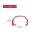 For Honda CRV 2007-2011 Carbon Fiber Car Dashboard Frame Decorative Sticker,Left and Right Drive Uni