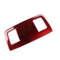 For BMW 3 Series E90 Carbon Fiber Car Instrument Large Outlet Panel Decorative Sticker (Red)