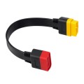 SF62 60cm Car Detector OBD Extension Line Car Computer Conversion Plug Male to Female Adapter Cable
