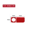 2 PCS Set for Honda CRV 2007-2011 Carbon Fiber Car Glove Box Opening Frame Decorative Sticker, Left