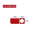 2 PCS Set for Honda CRV 2007-2011 Carbon Fiber Car Glove Box Opening Frame Decorative Sticker, Right
