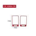 2 PCS Set for Honda CRV 2007-2011 Carbon Fiber Car Side Air Outlet Frame Decorative Sticker,Left and