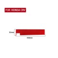 For Honda CRV 2007-2011 Carbon Fiber Car Co-pilot Glove Box Panel Decorative Sticker,Left Drive (Red