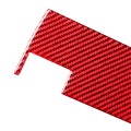 For Honda CRV 2007-2011 Carbon Fiber Car Co-pilot Glove Box Panel Decorative Sticker,Left Drive (Red