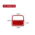 2 PCS Set  for Honda CRV 2007-2011 Carbon Fiber Car Front Reading Light Panel Decorative Sticker,Lef