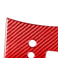 Car Carbon Fiber Gear Panel Decorative Sticker for Toyota RAV4 2006-2013, Left Drive (Red)